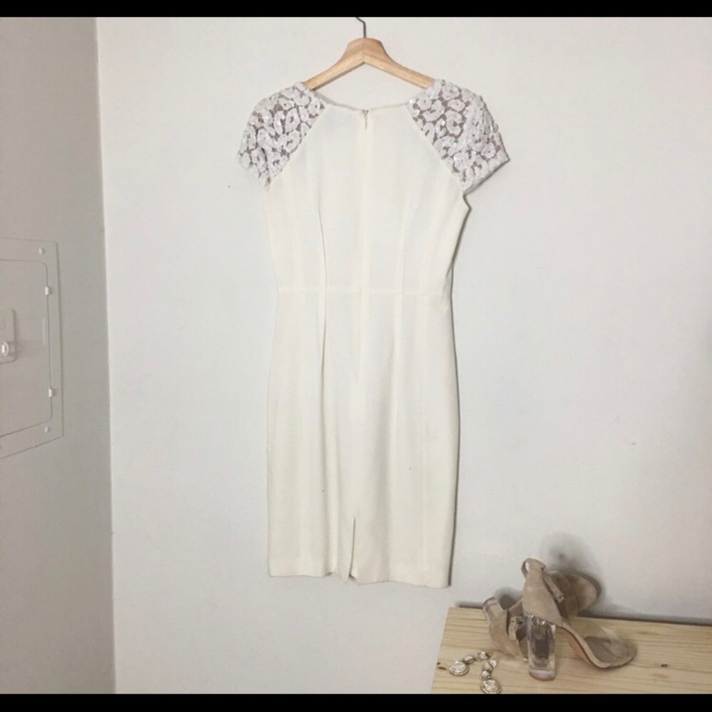 BCBG Max Azria Sequin Dress Charlize Gardenia - Picture 5 of 8